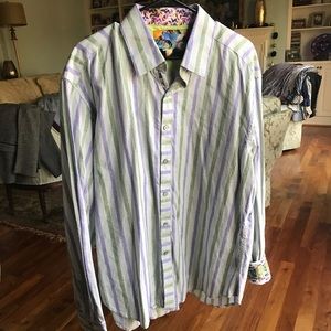 Purple/Green Dress Shirt